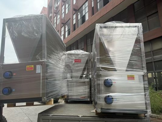 Cascade nhiệt độ cao hơi nước nguồn không khí và nguồn nước bơm nhiệt 120 độ