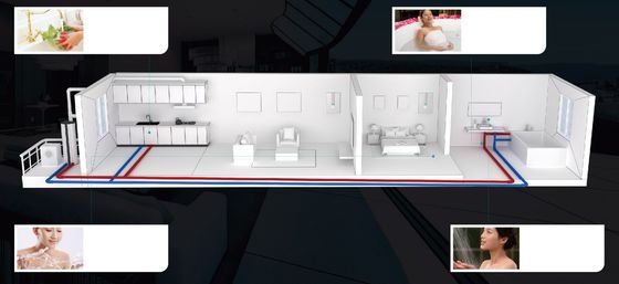 OEM ODM Gia dụng Máy nước nóng Máy bơm nhiệt Tất cả trong Một 80L Tiết kiệm không gian 500L