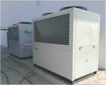 Máy bơm nhiệt DC Inverter CO2 R417 R744 COP cao để làm mát và sưởi ấm