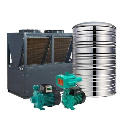 R134A Không khí đến nguồn nước Máy bơm nhiệt tất cả trong một Máy nước nóng 200L Bể nước