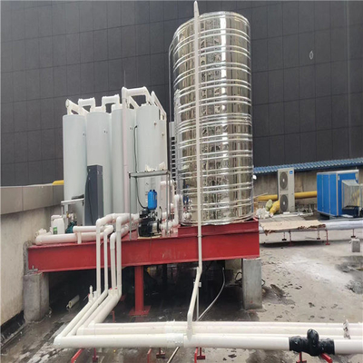 Máy bơm nhiệt nguồn không khí 18KW CO2 R744 Máy nước nóng EVI cho nhiệt độ lạnh