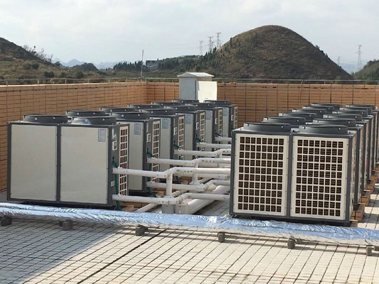 Máy bơm nhiệt nguồn khí CO2 R744 Máy nước nóng 90 độ với máy nén Dorin