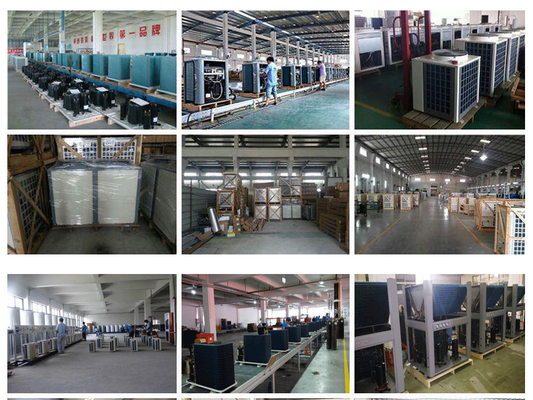 Máy bơm nhiệt nguồn khí CO2 R744 Máy nước nóng 90 độ với máy nén Dorin
