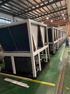 Máy bơm nhiệt biến tầng tần số biến đổi nhiệt độ thấp 52Kw R410A cho lò sát sinh