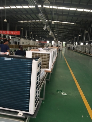 Máy bơm nhiệt nguồn không khí CO2 30kW ở nhiệt độ nước đầu ra Khoảng 80 ° C